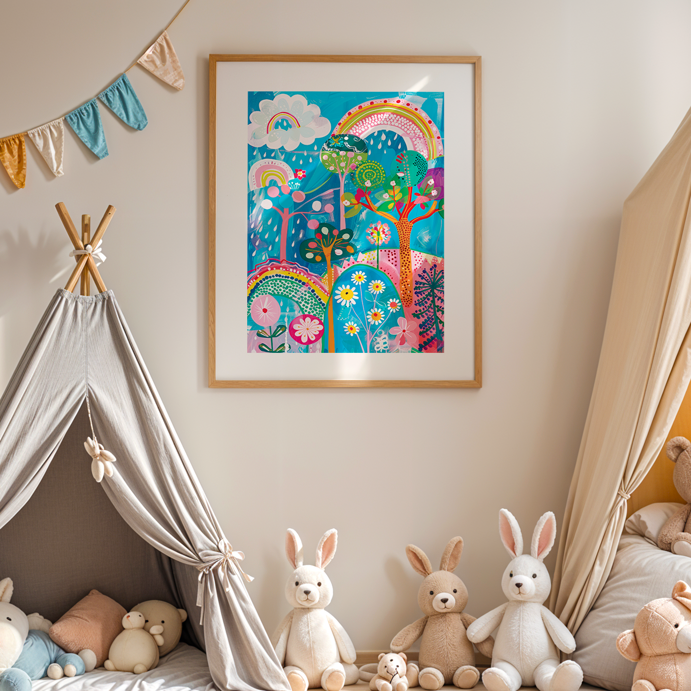 Rainbow Garden | Art Print