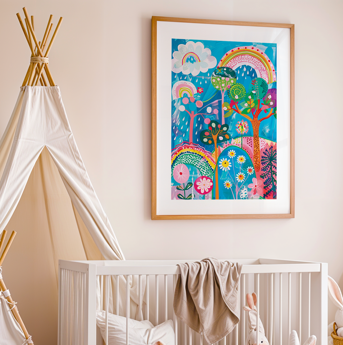 Rainbow Garden | Art Print