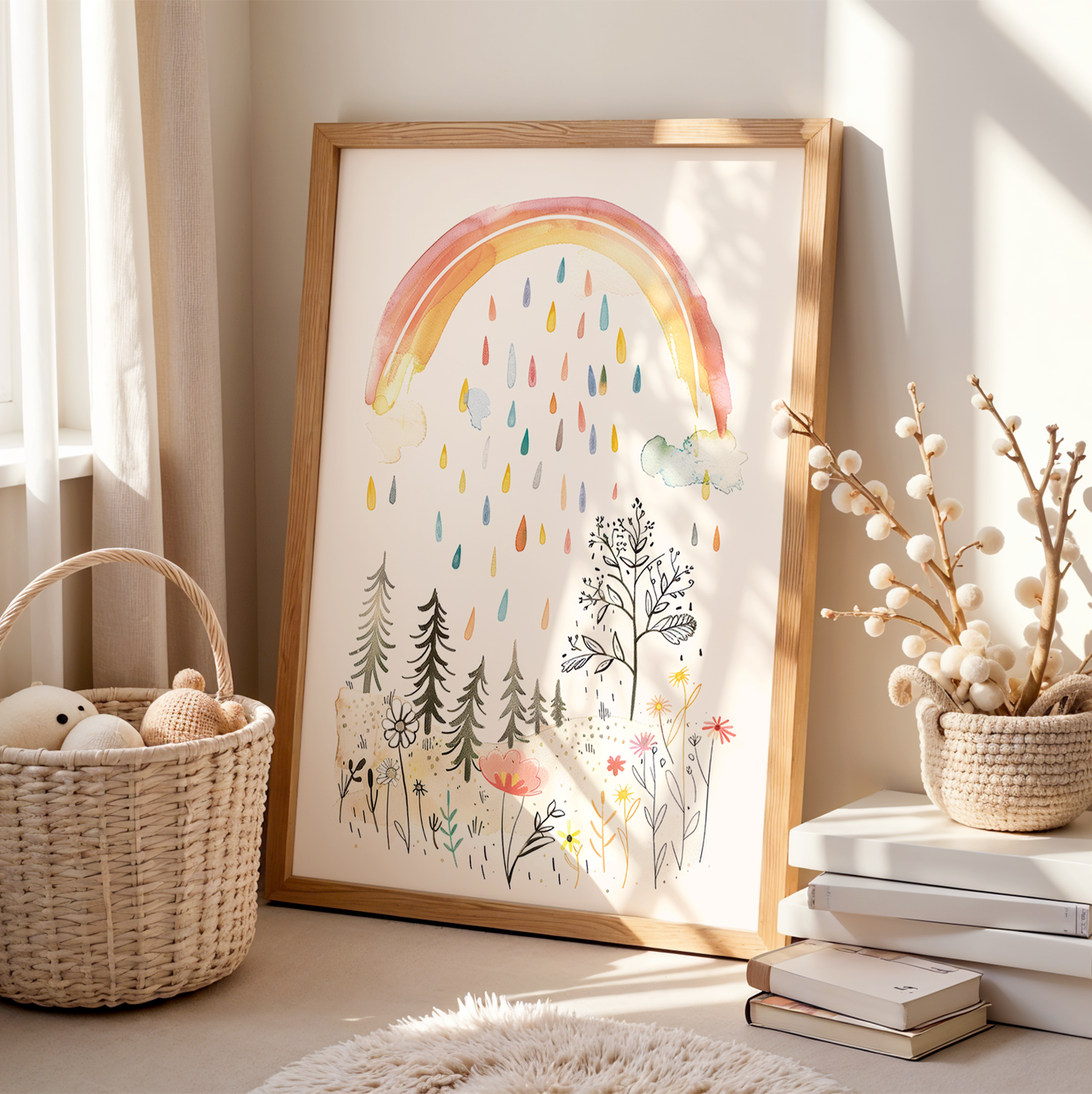 Raining Rainbow | Art Print
