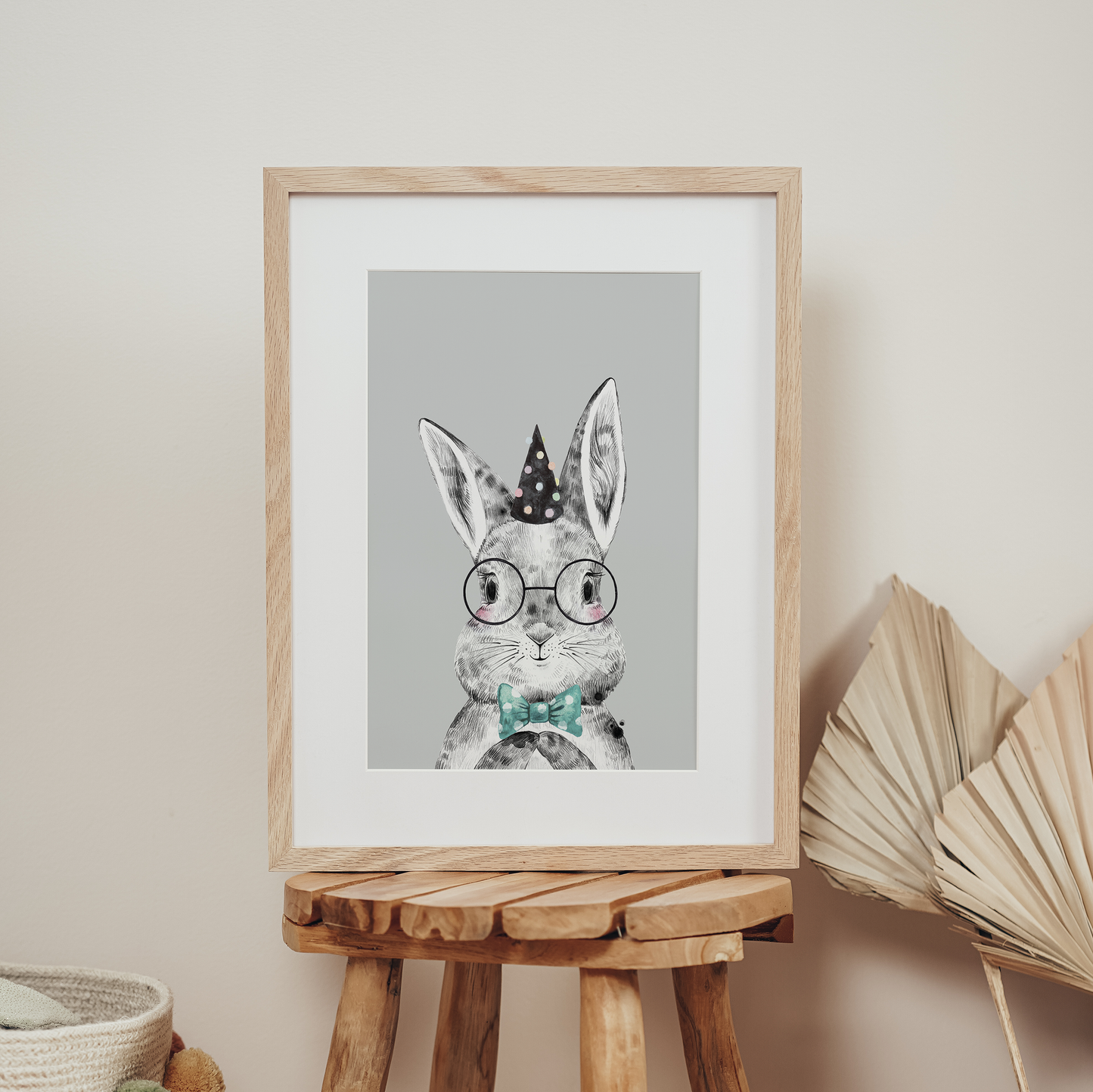 Snowball Bunny | Art Print