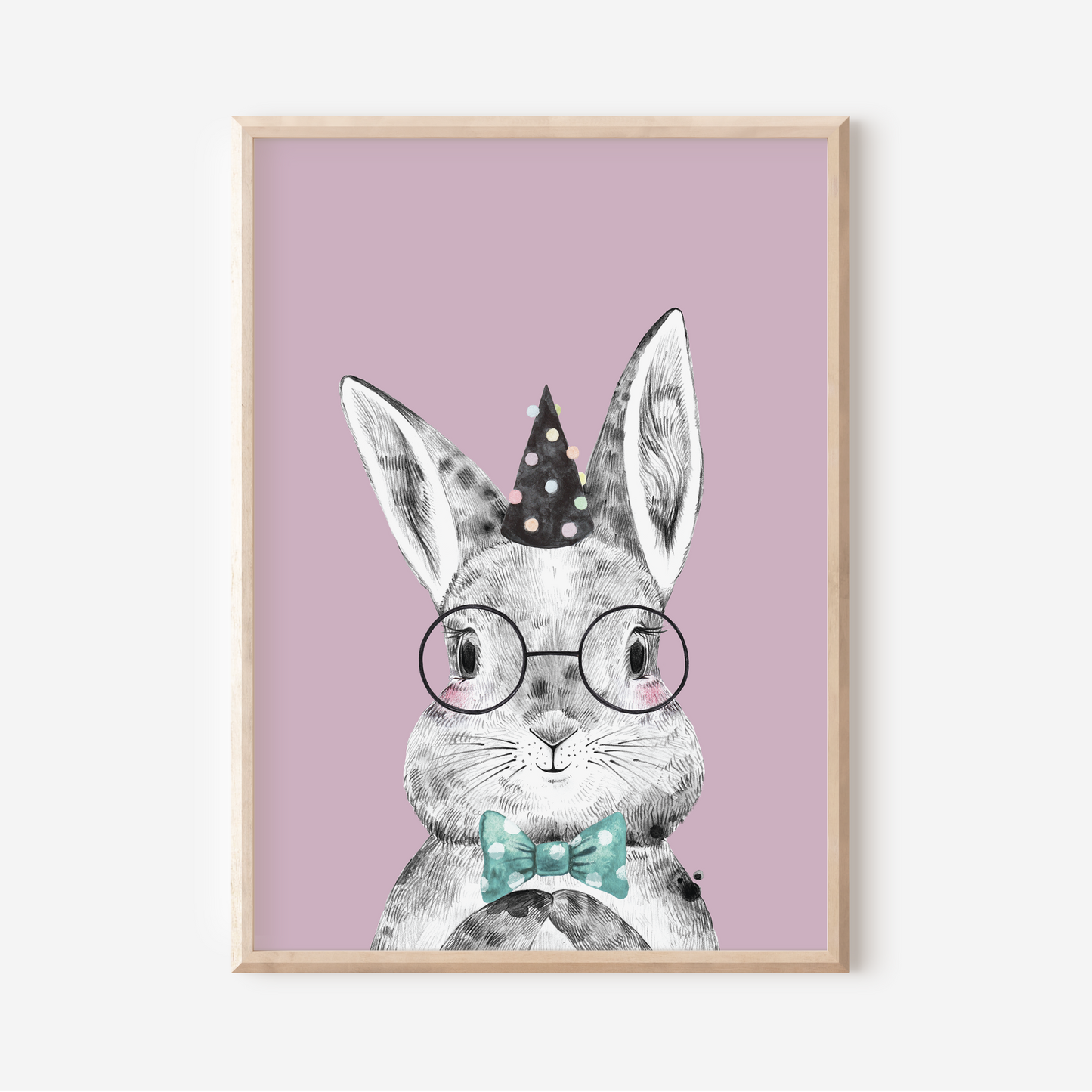 Snowball Bunny | Art Print