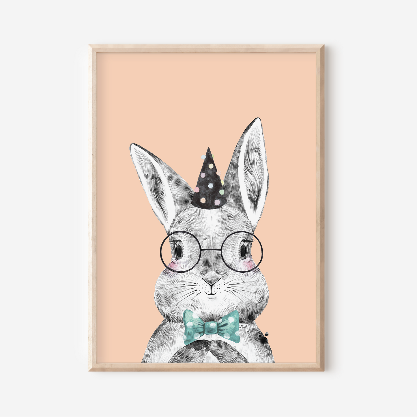 Snowball Bunny | Art Print