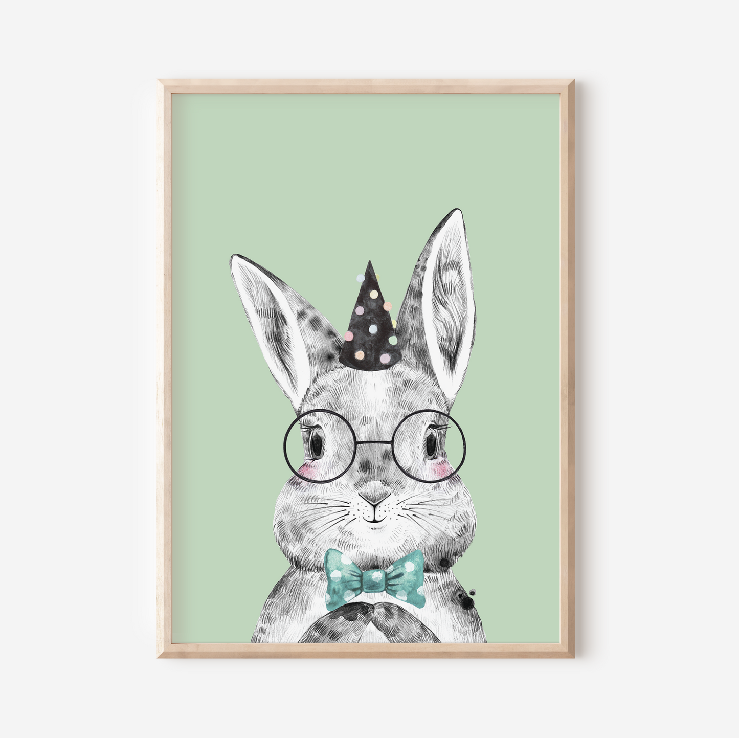 Snowball Bunny | Art Print