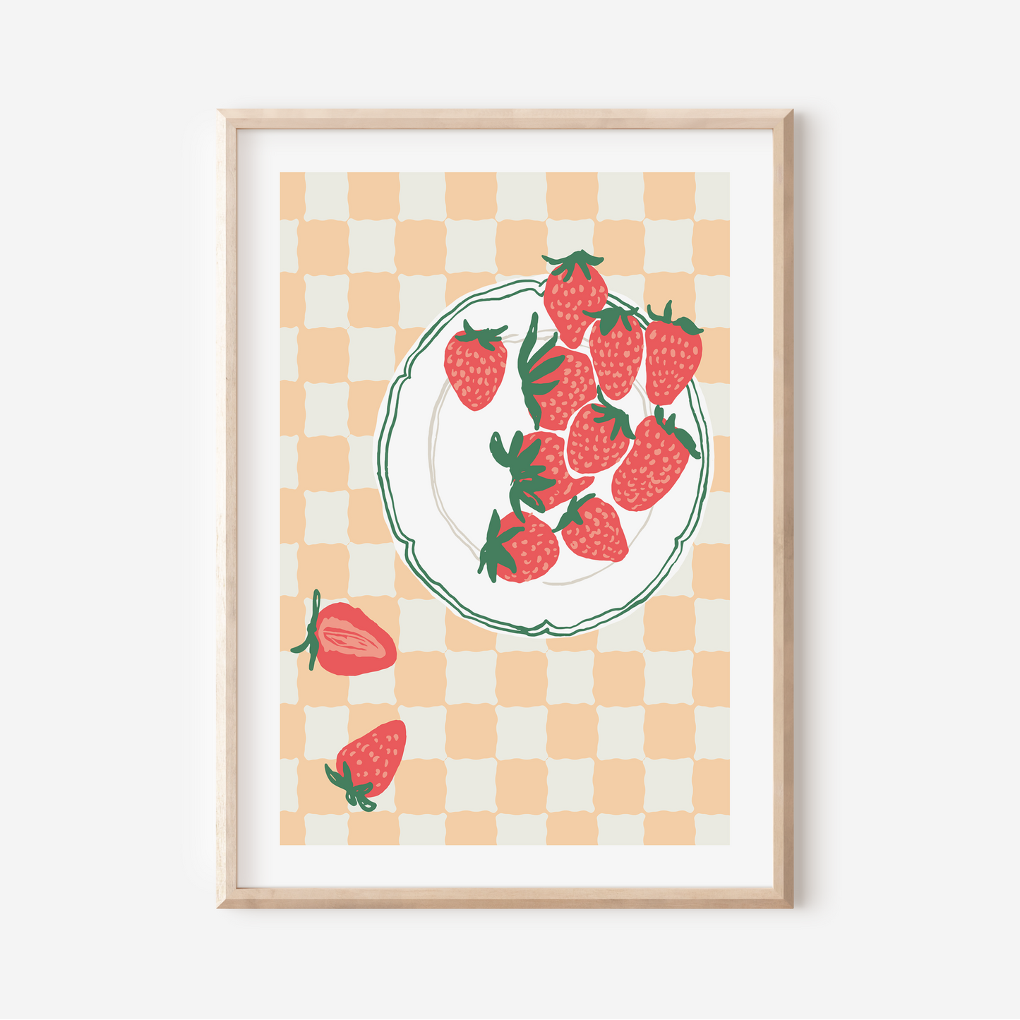 Summer Strawberries | Art Print