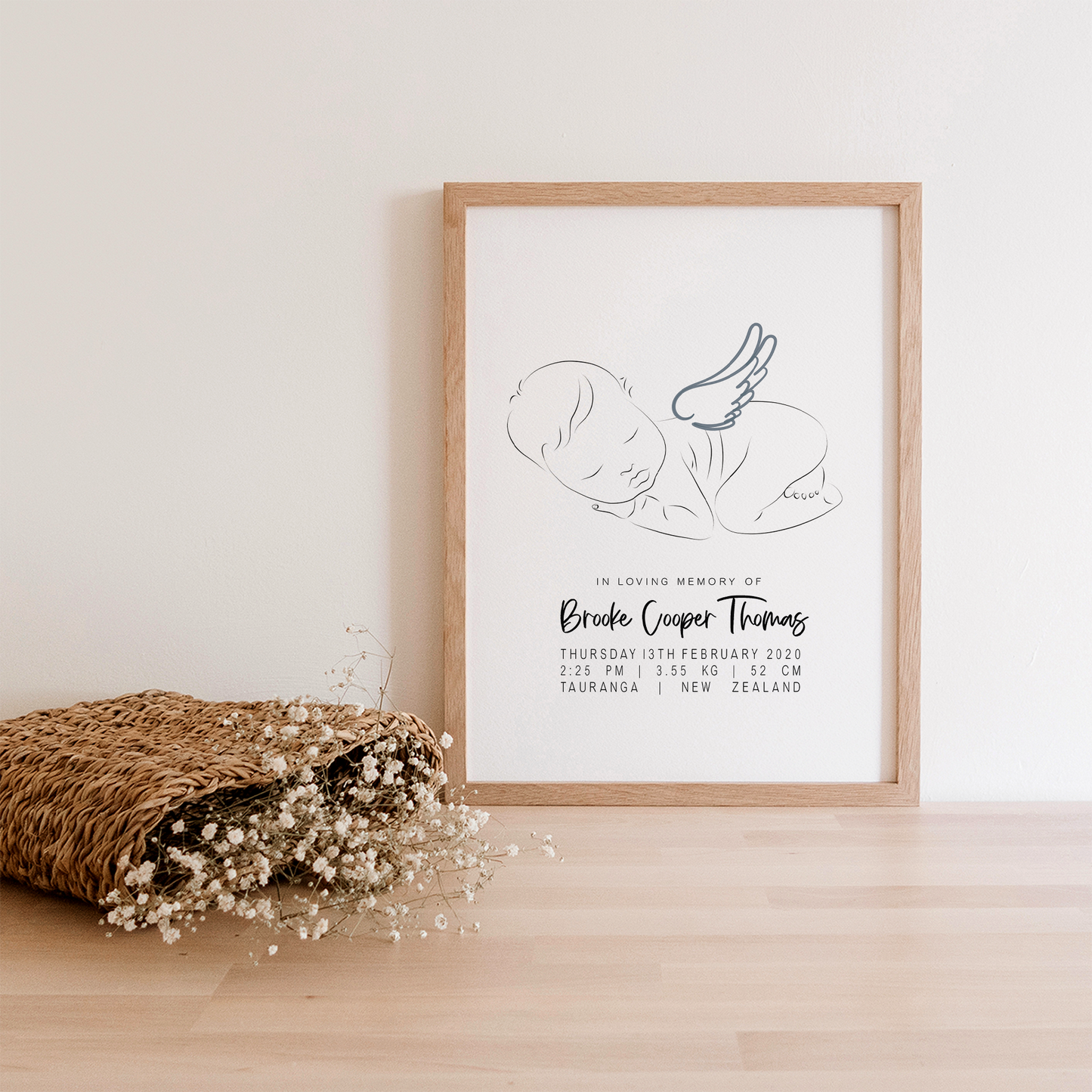 Sweet Dreams Angel - In Memory Of Keepsake Print