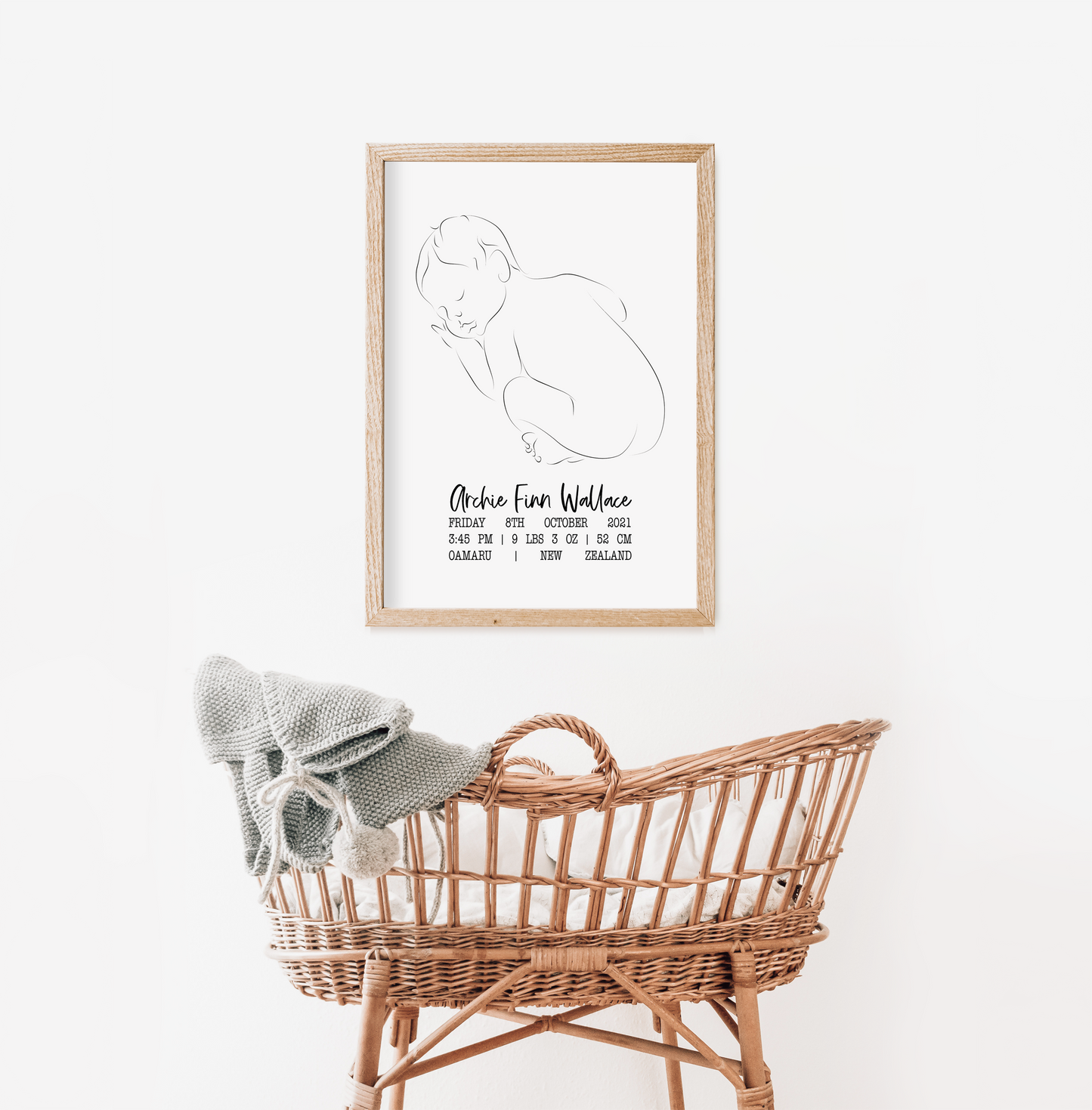 Sweet Dreams - Birth Detail Keepsake Print
