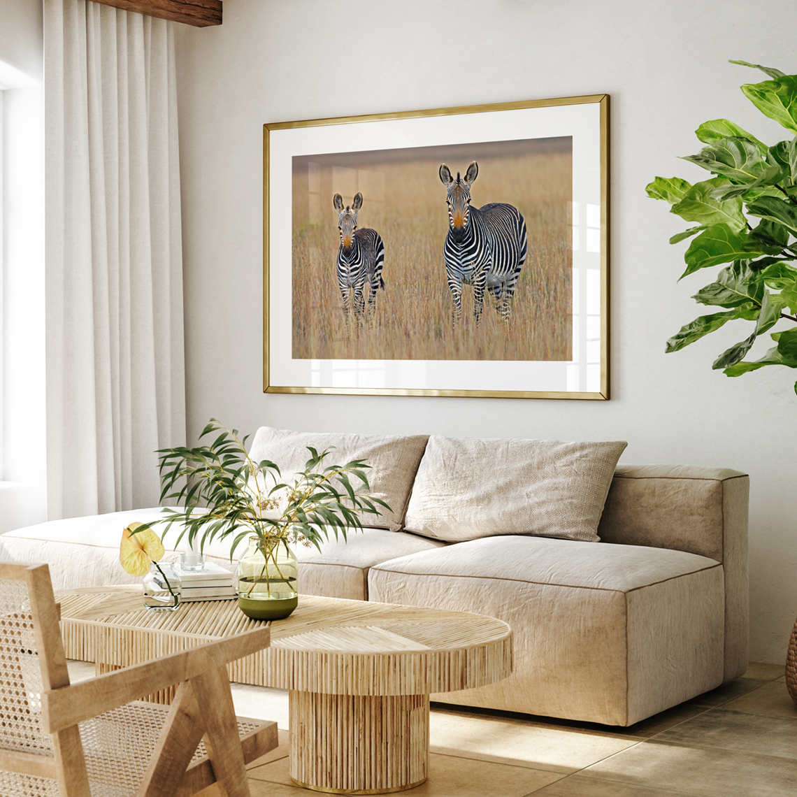 Zebra Duo | Photography Art Print
