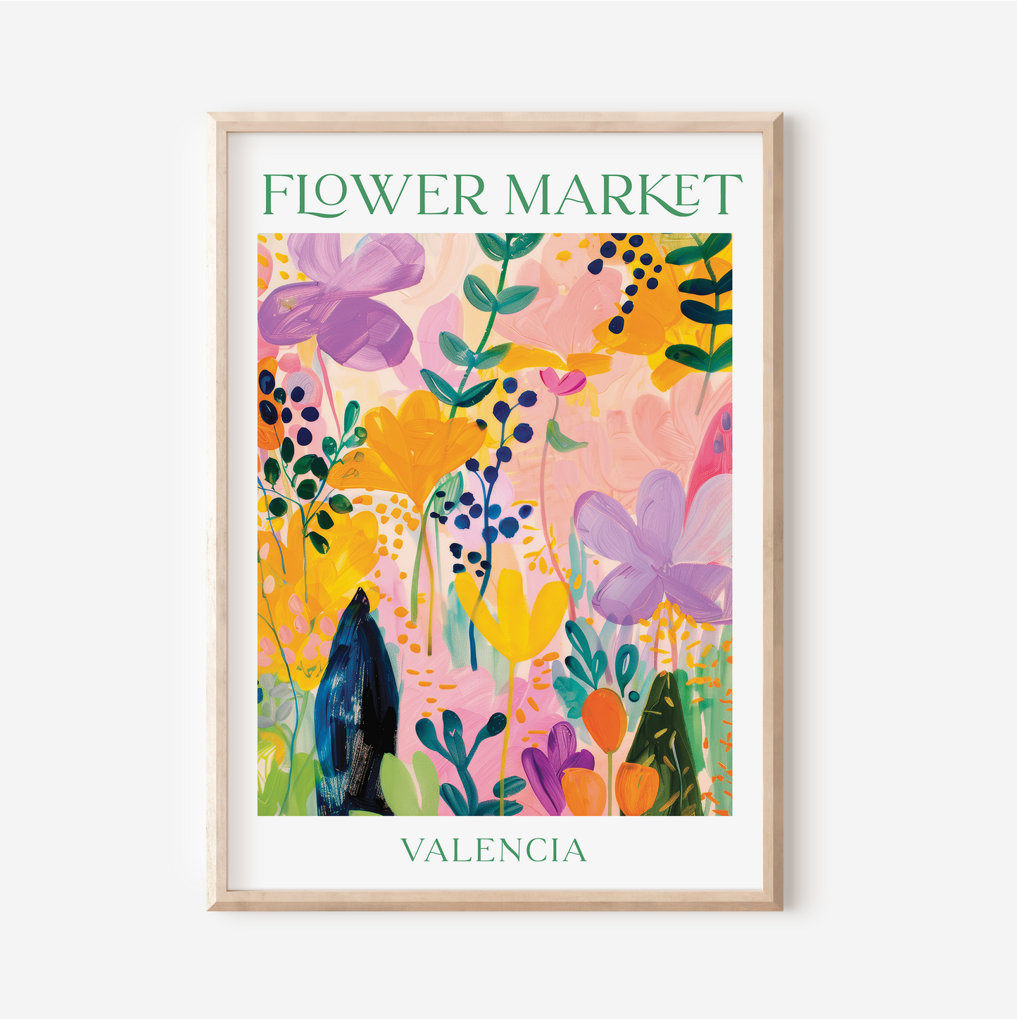 Flower Market Valencia | Art Print