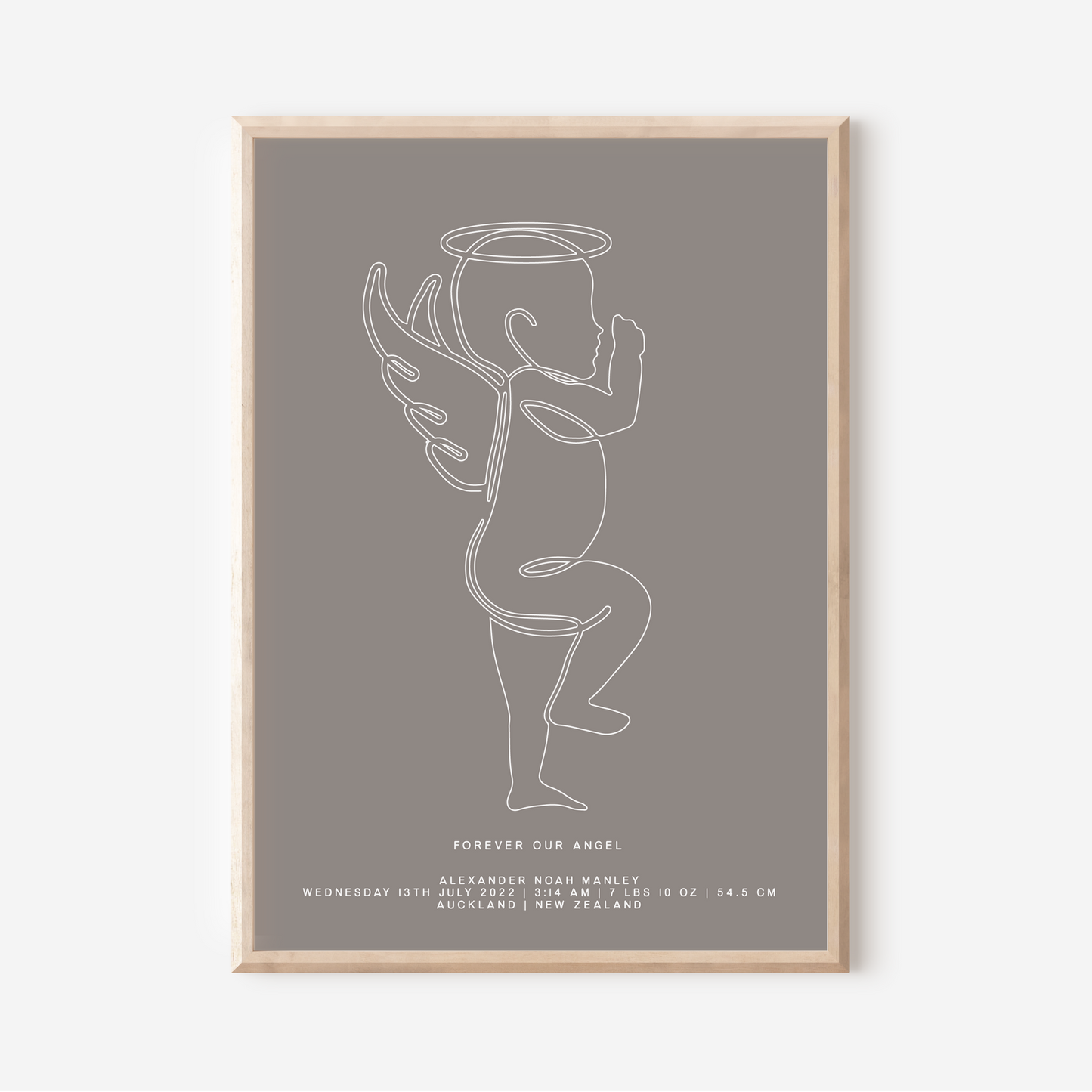 Forever Our Angel - In Memory Of Keepsake Print