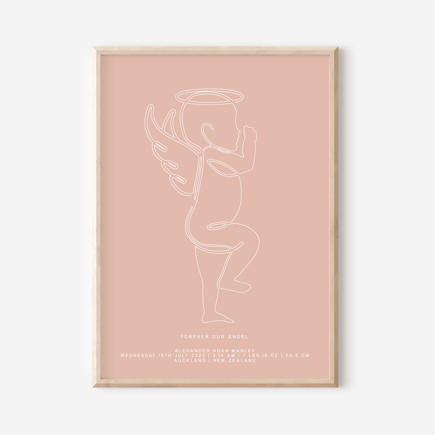 Forever Our Angel - In Memory Of Keepsake Print
