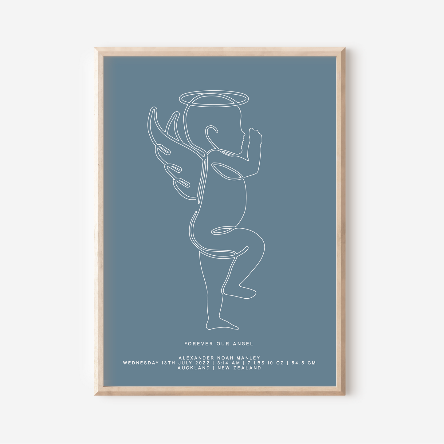 Forever Our Angel - In Memory Of Keepsake Print