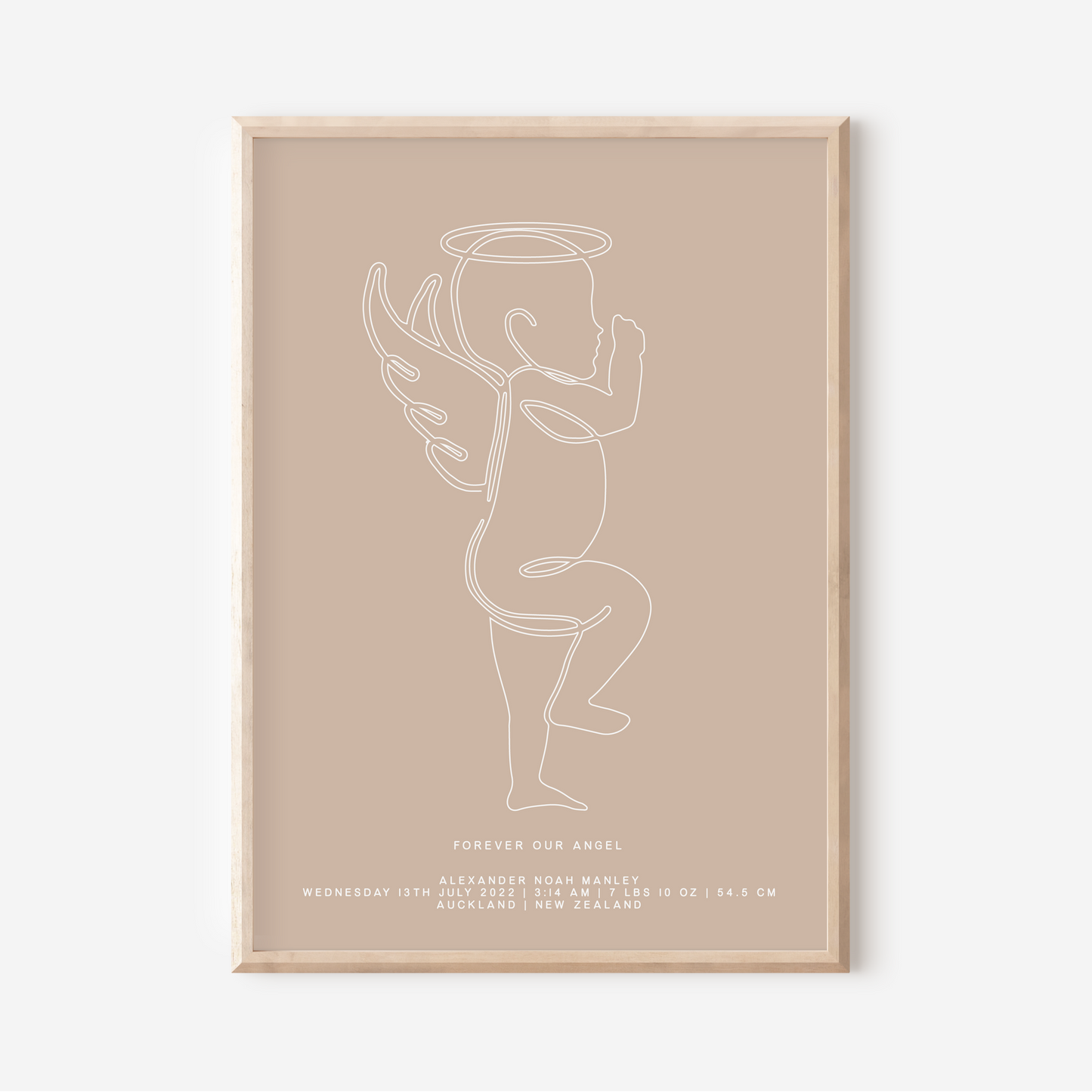 Forever Our Angel - In Memory Of Keepsake Print