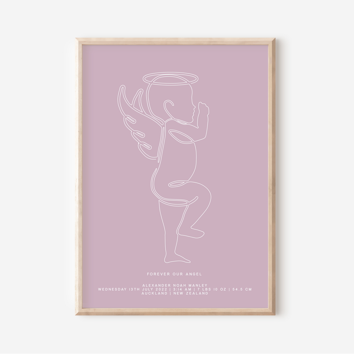 Forever Our Angel - In Memory Of Keepsake Print