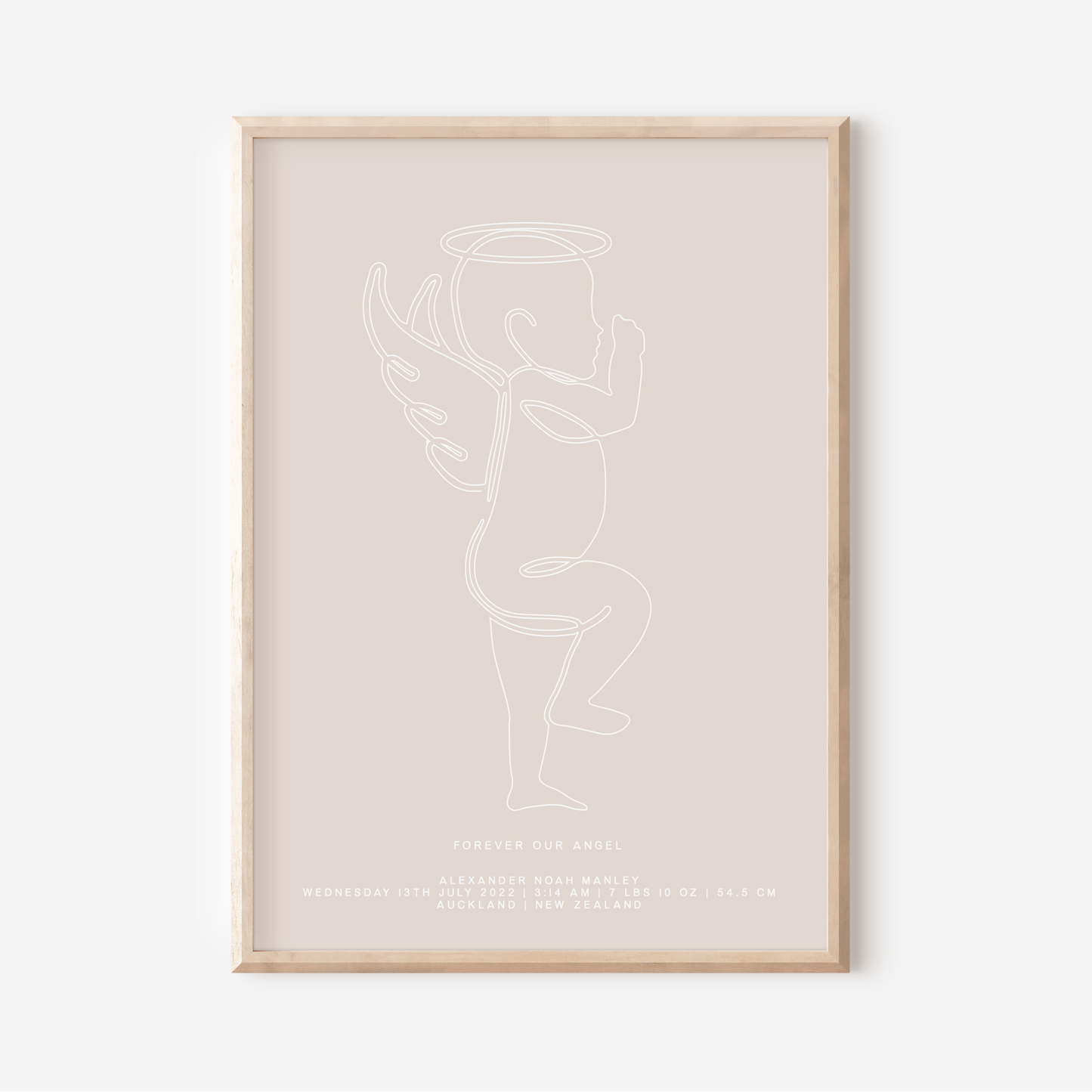 Forever Our Angel - In Memory Of Keepsake Print