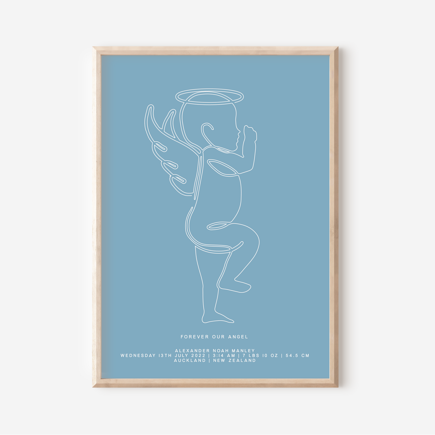 Forever Our Angel - In Memory Of Keepsake Print