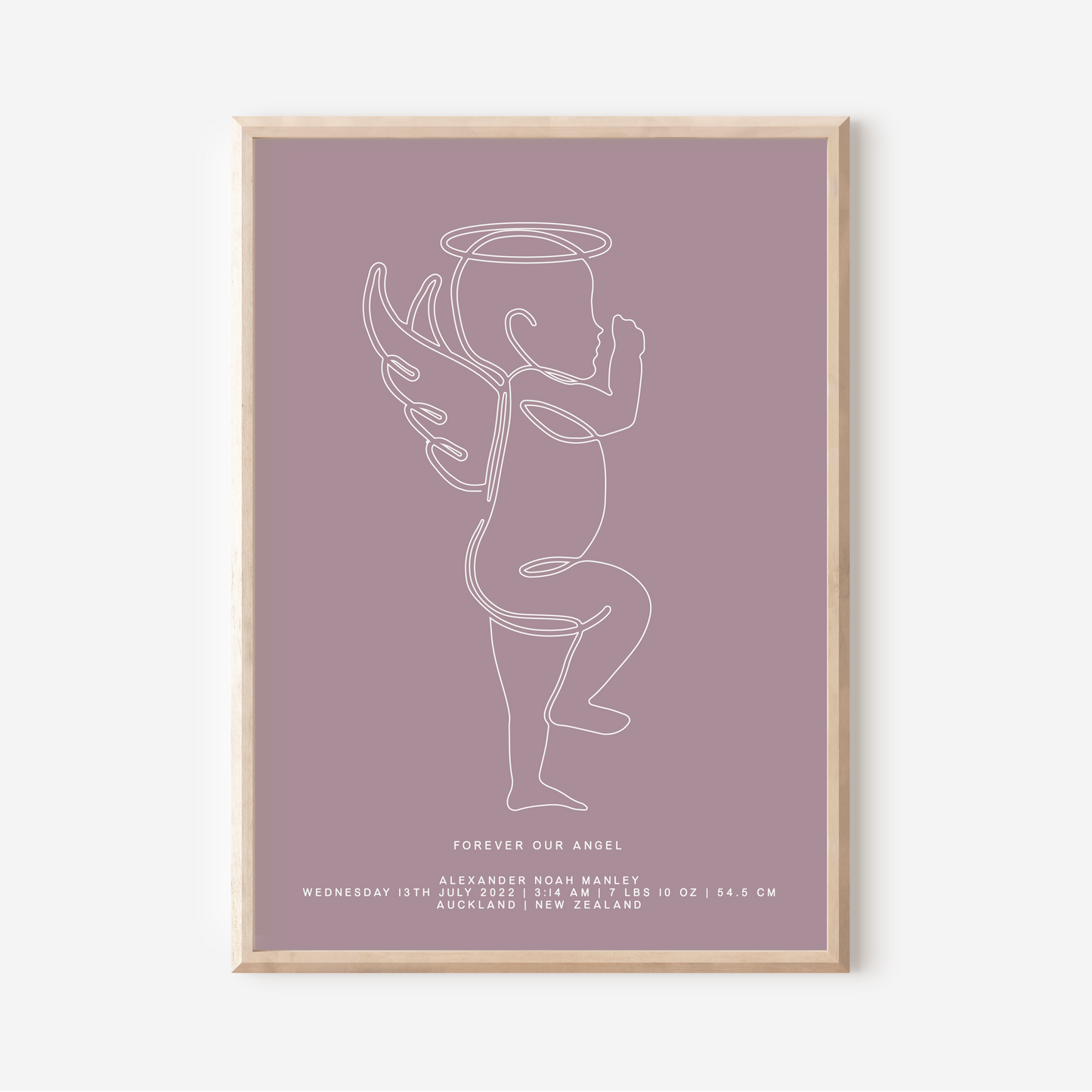 Forever Our Angel - In Memory Of Keepsake Print