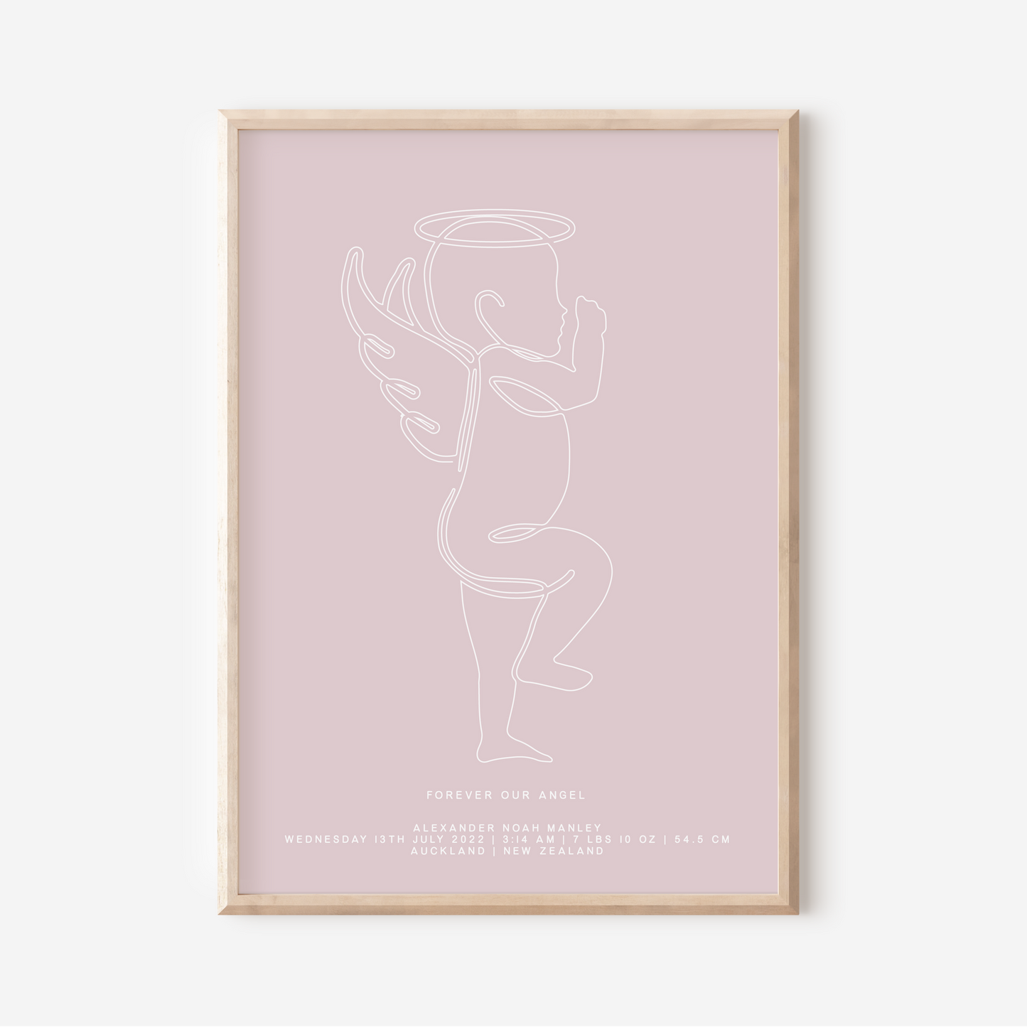 Forever Our Angel - In Memory Of Keepsake Print