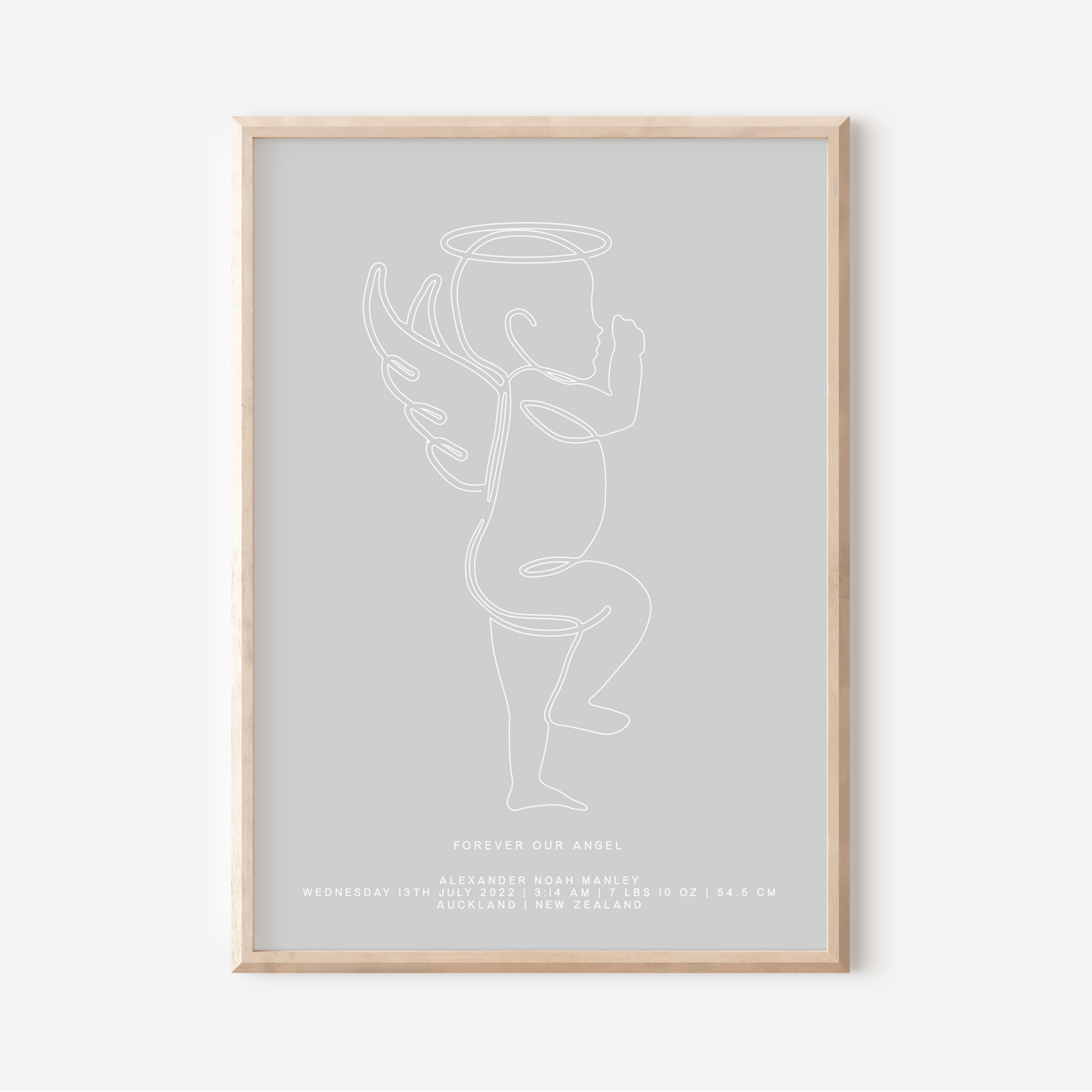 Forever Our Angel - In Memory Of Keepsake Print