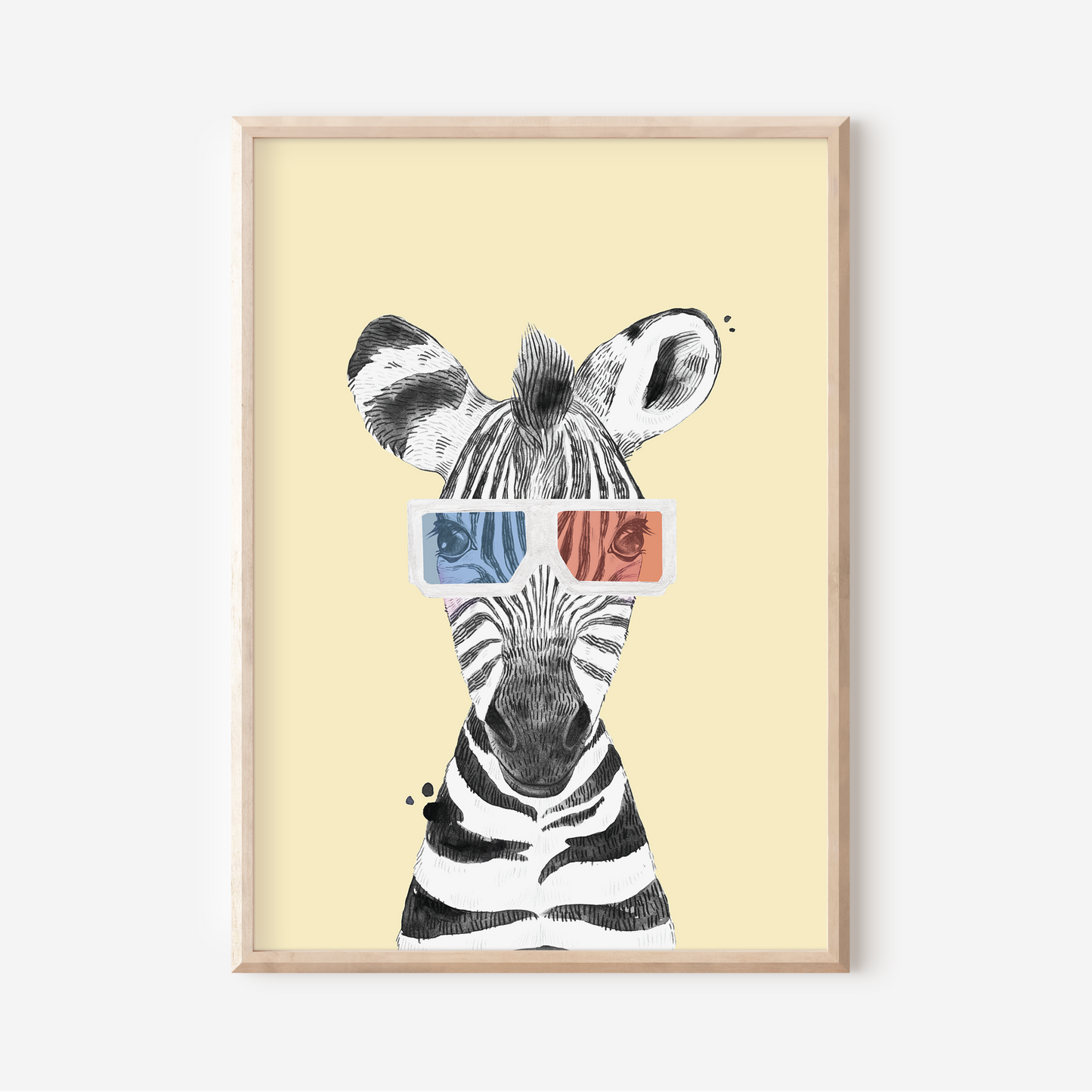 Zachary Zebra | Art Print
