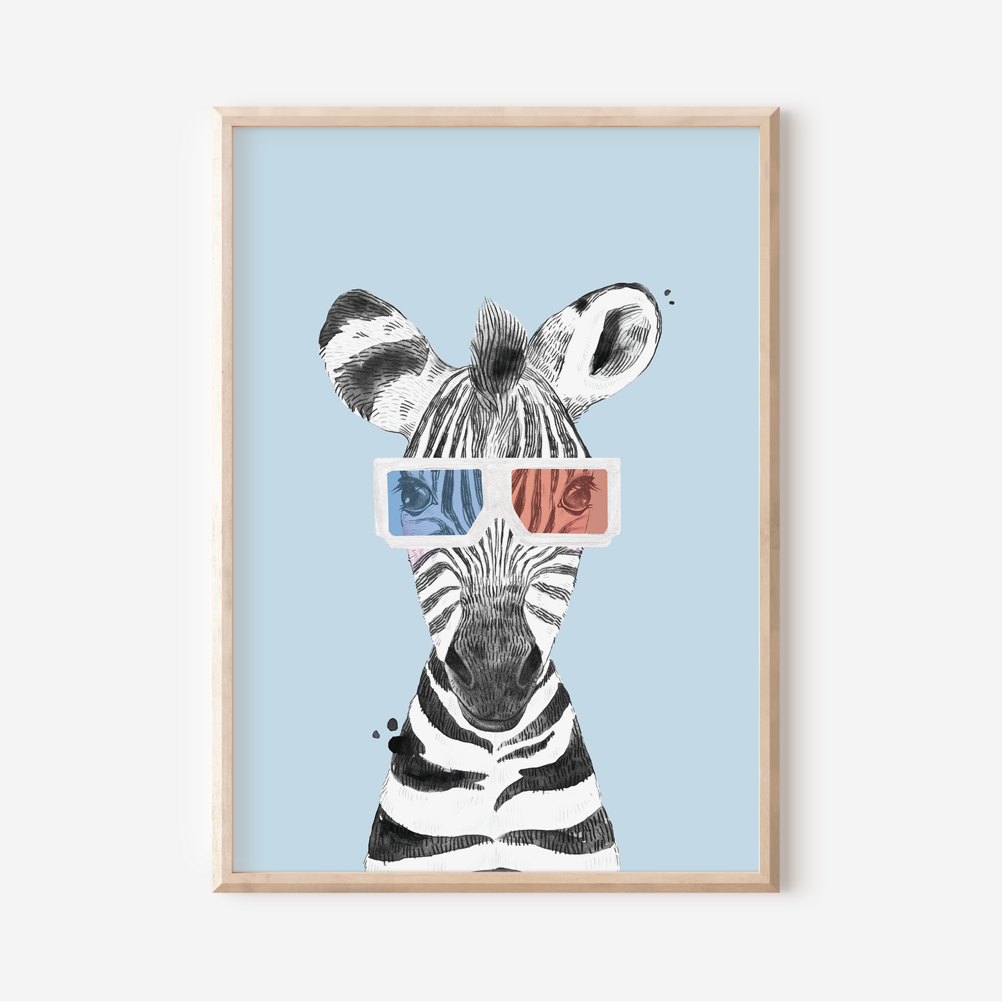 Zachary Zebra | Art Print