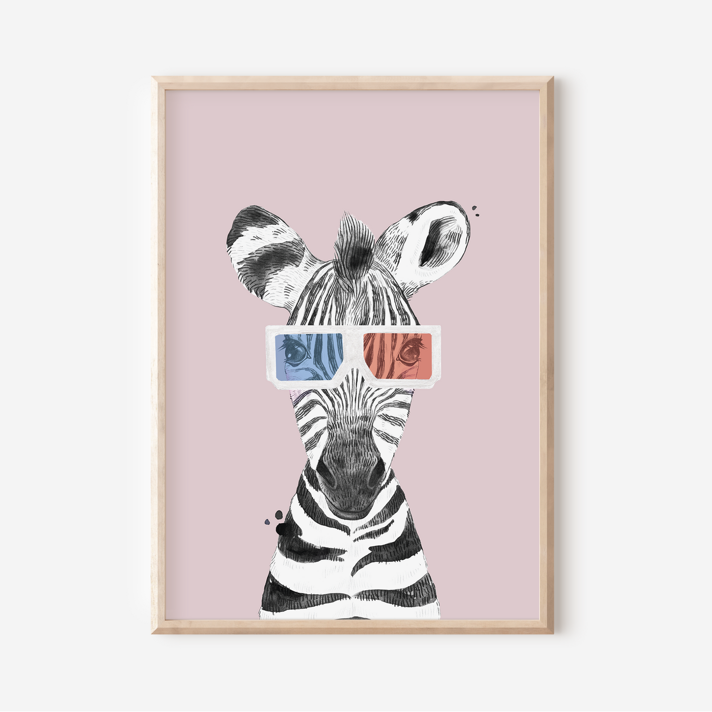 Zachary Zebra | Art Print
