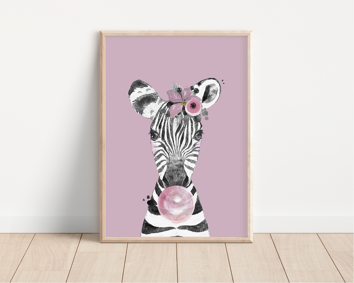 Zara Zebra | Art Print