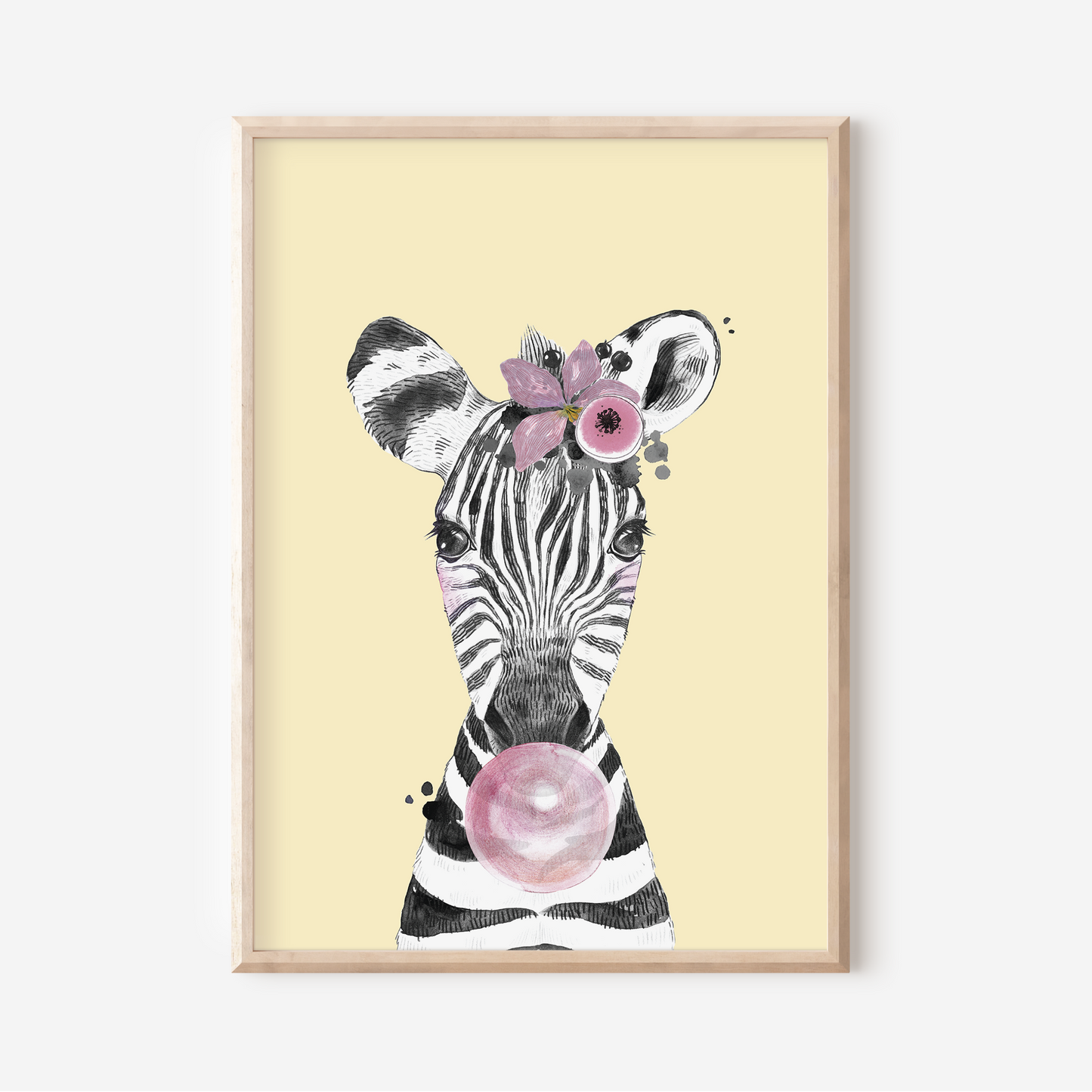 Zara Zebra | Art Print