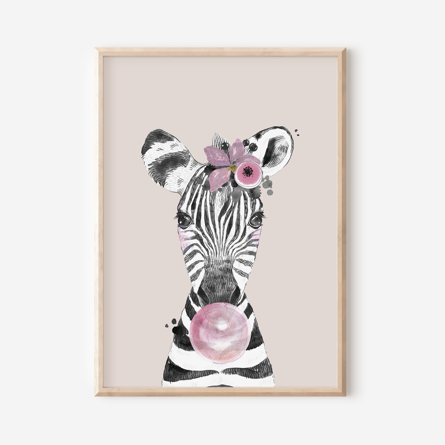Zara Zebra | Art Print