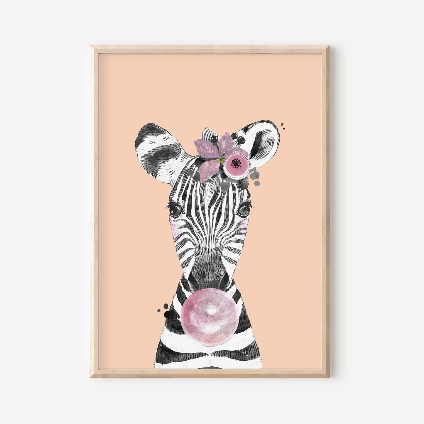 Zara Zebra | Art Print