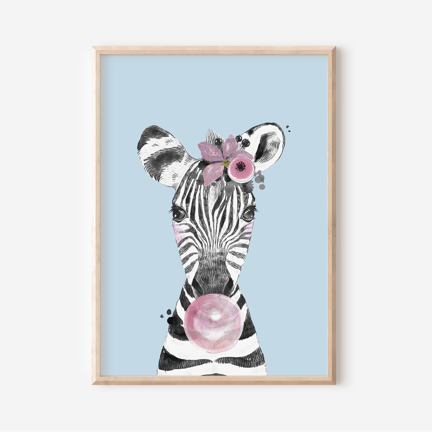 Zara Zebra | Art Print
