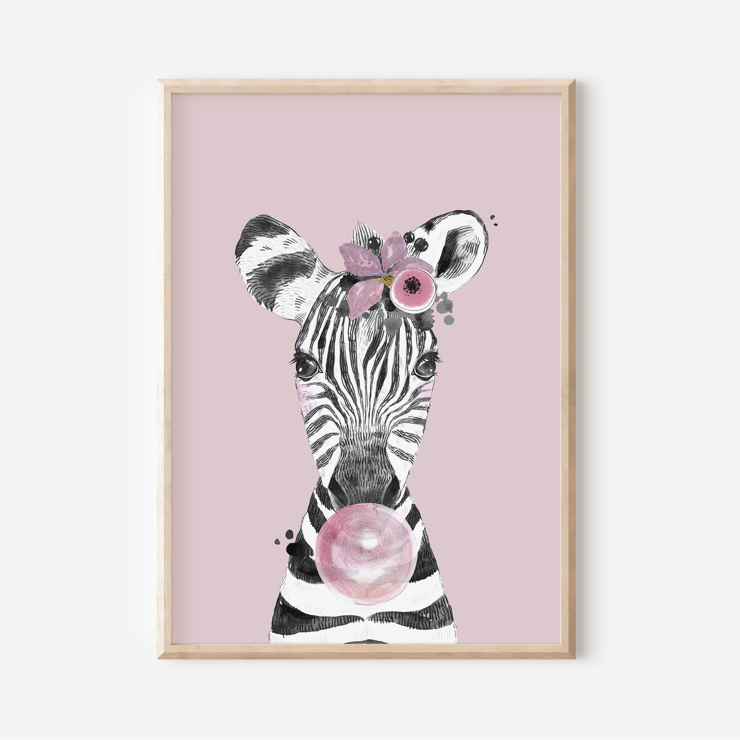 Zara Zebra | Art Print