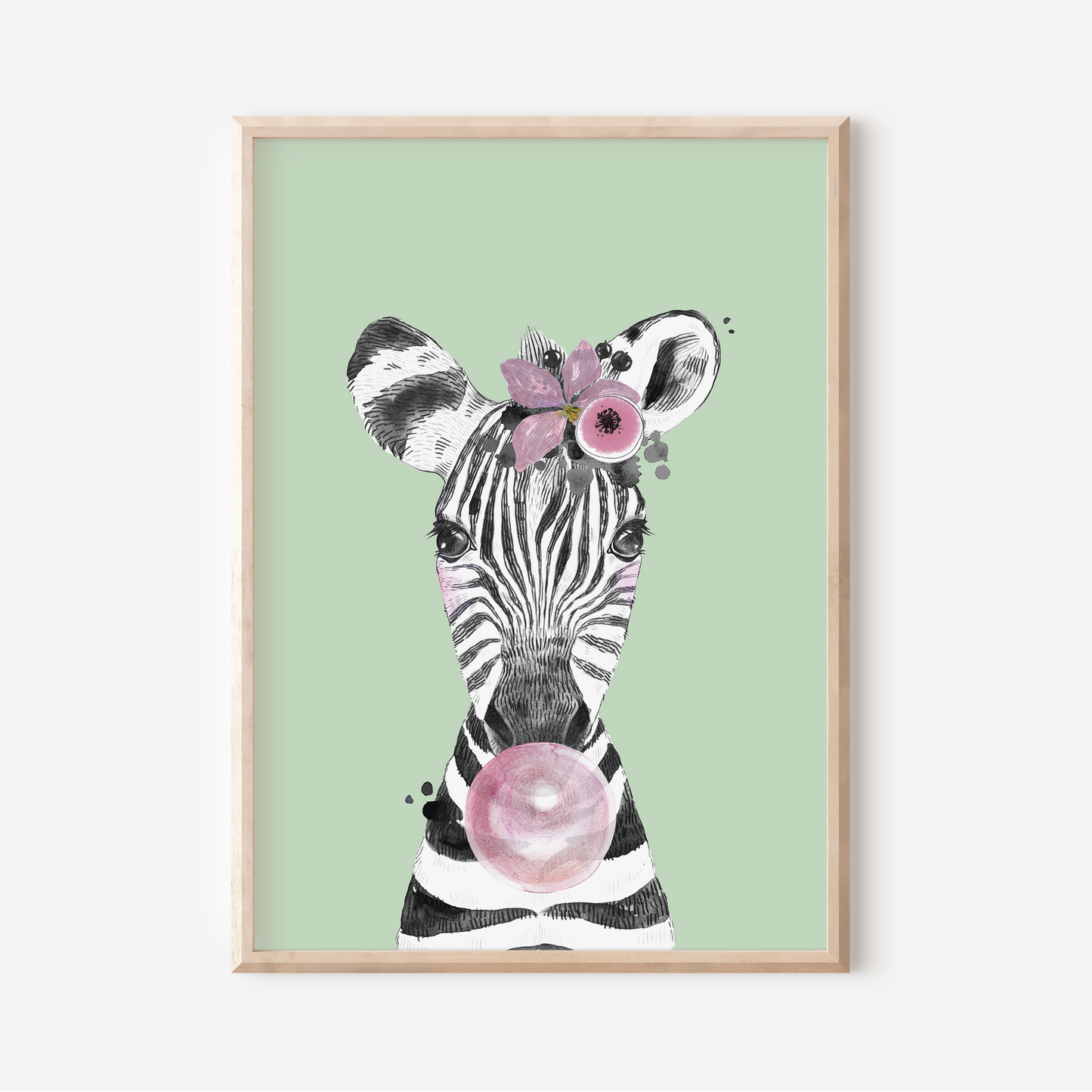 Zara Zebra | Art Print