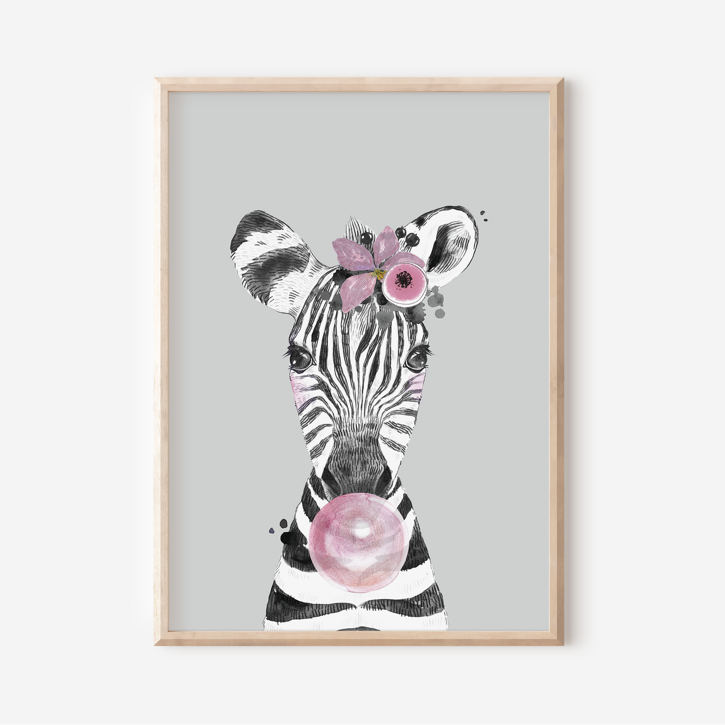Zara Zebra | Art Print