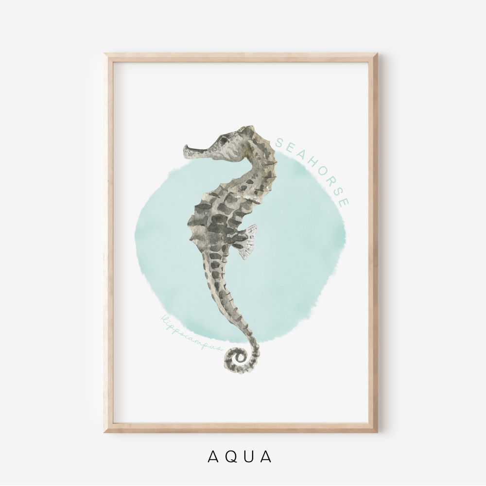 Ocean Life - Seahorse | Art Print