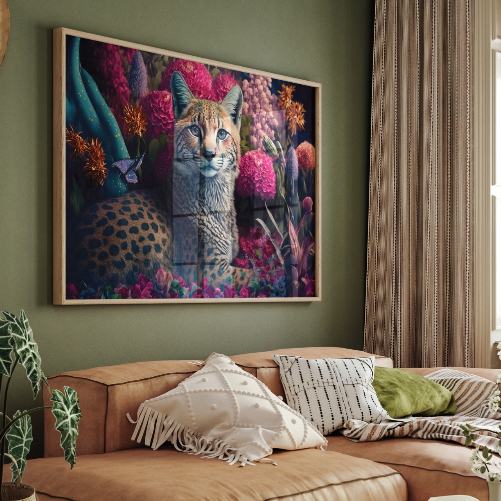 Floral Panthera | Art Print