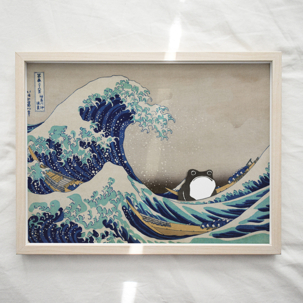 Unimpressed Frog No4 | Art Print