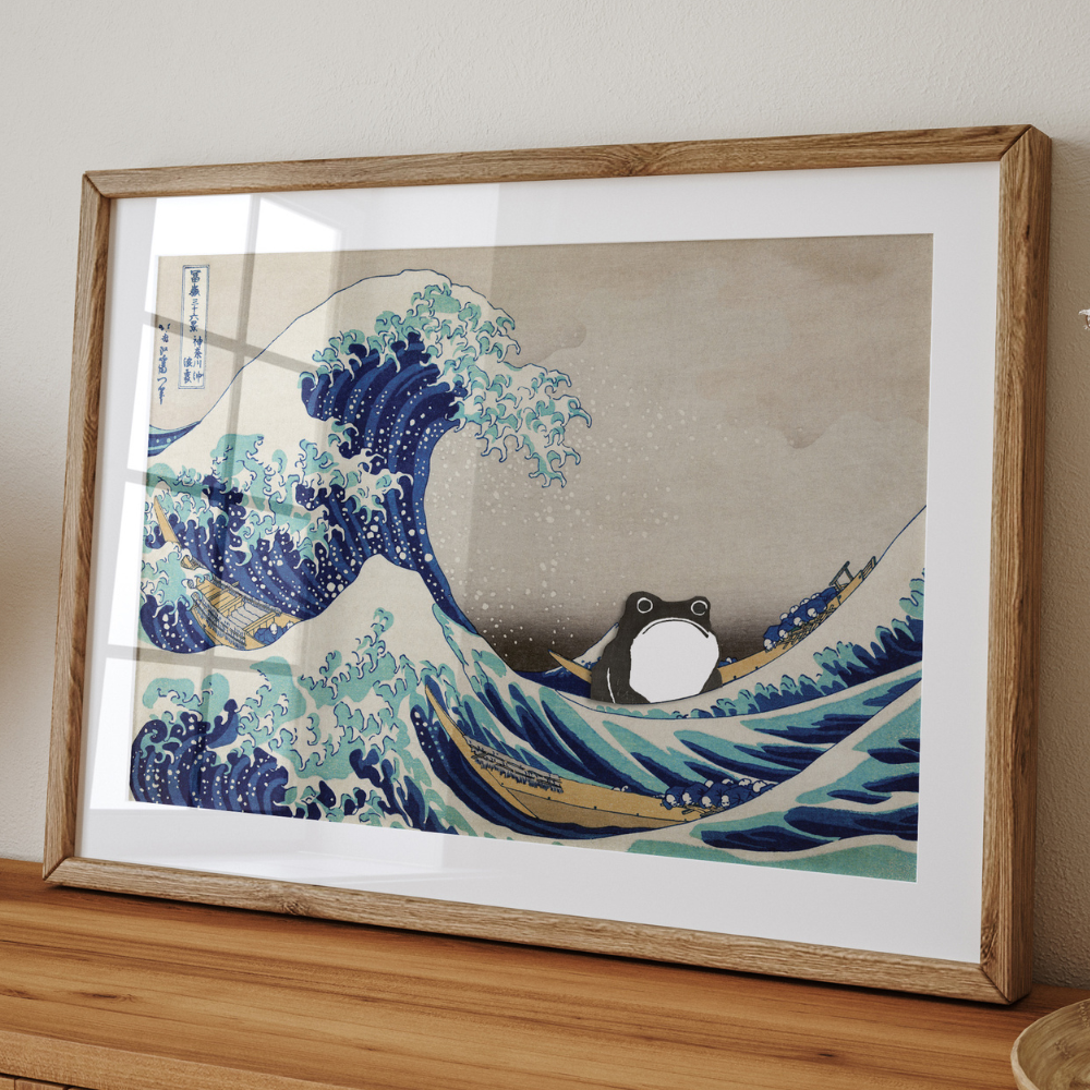 Unimpressed Frog No4 | Art Print