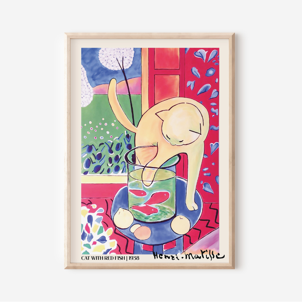 Cat With Red Fish | Henri Matisse | Art Print