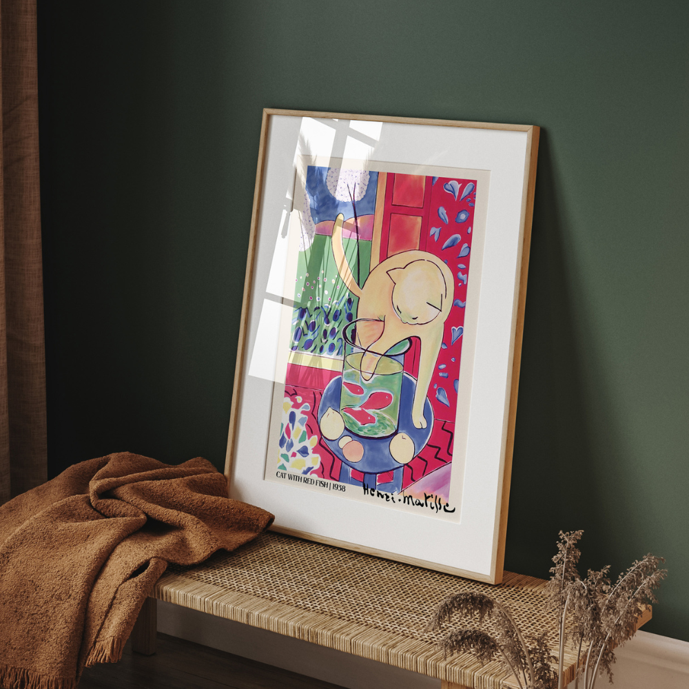Cat With Red Fish | Henri Matisse | Art Print