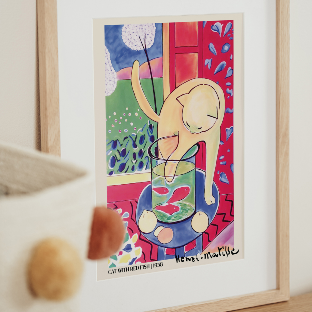 Cat With Red Fish | Henri Matisse | Art Print