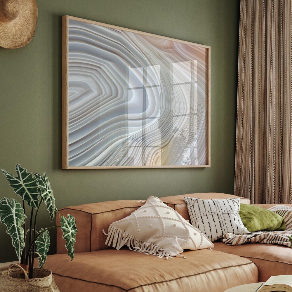 Agate Crystal | Art Print