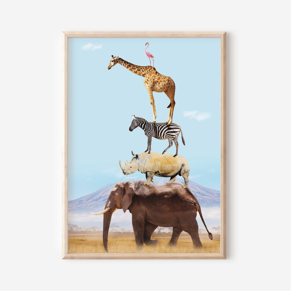 Safari Stack | Art Print