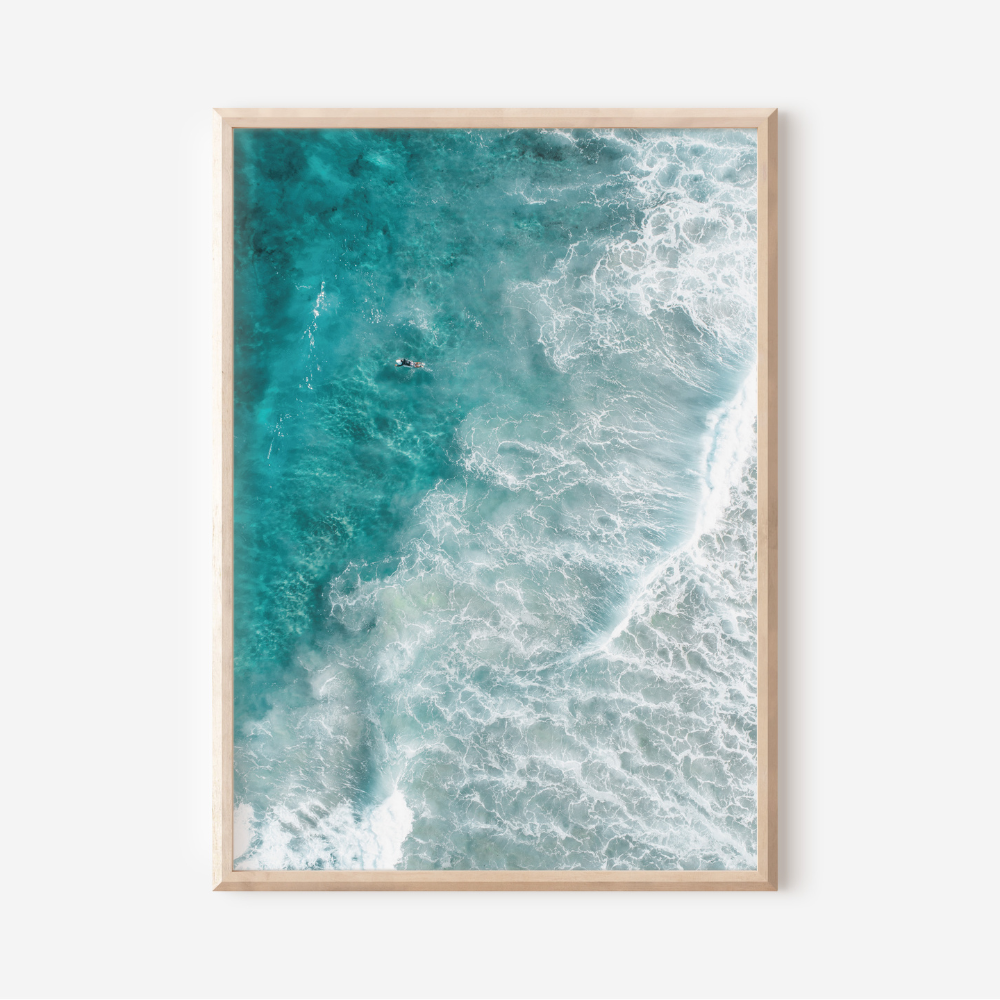 Lonely Surfer | Photography Art Print