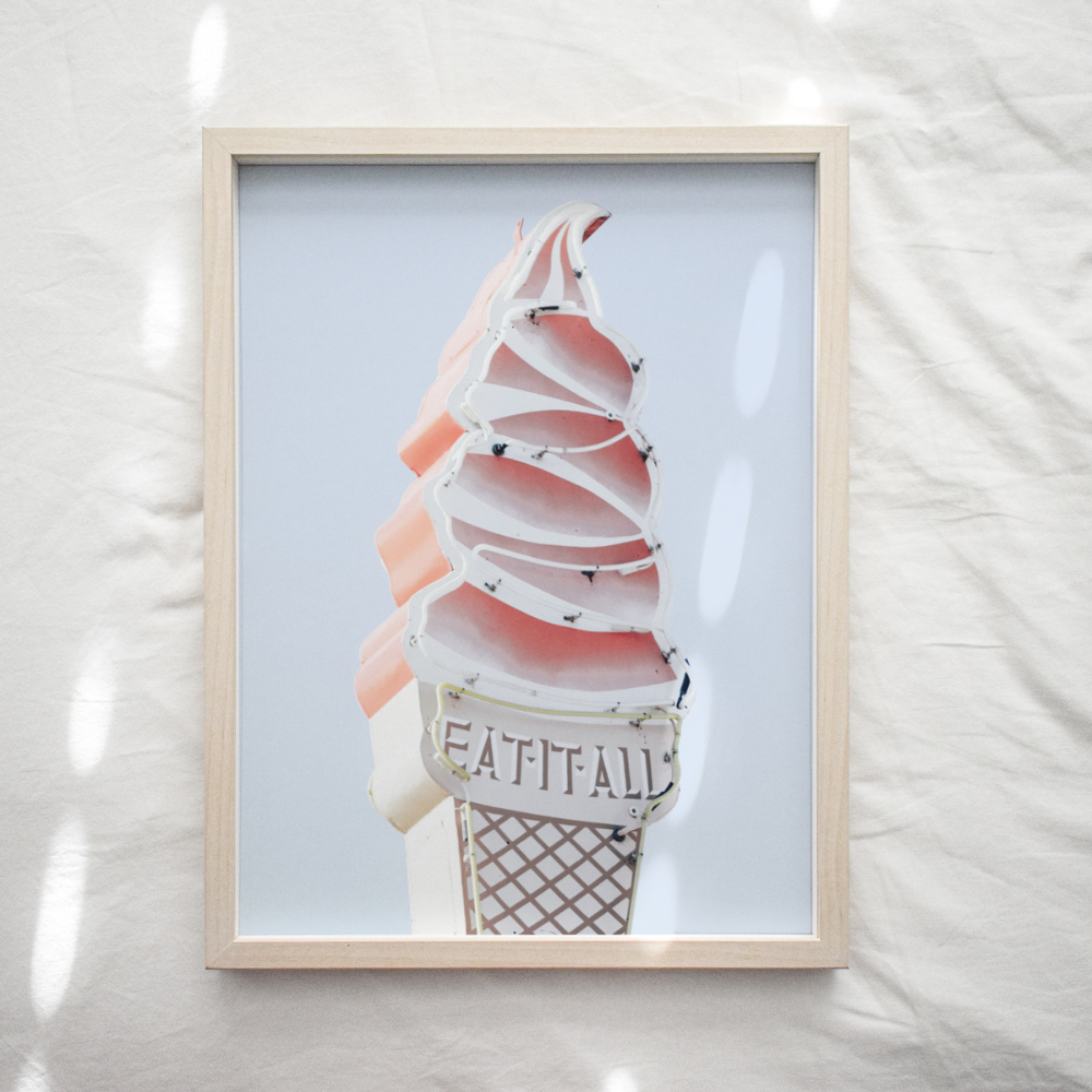 Retro Ice Cream | Photography Art Print