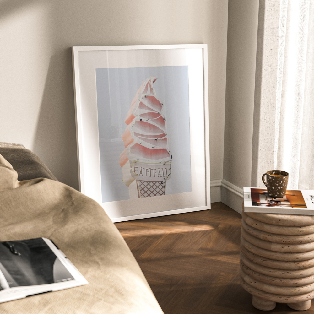 Retro Ice Cream | Photography Art Print