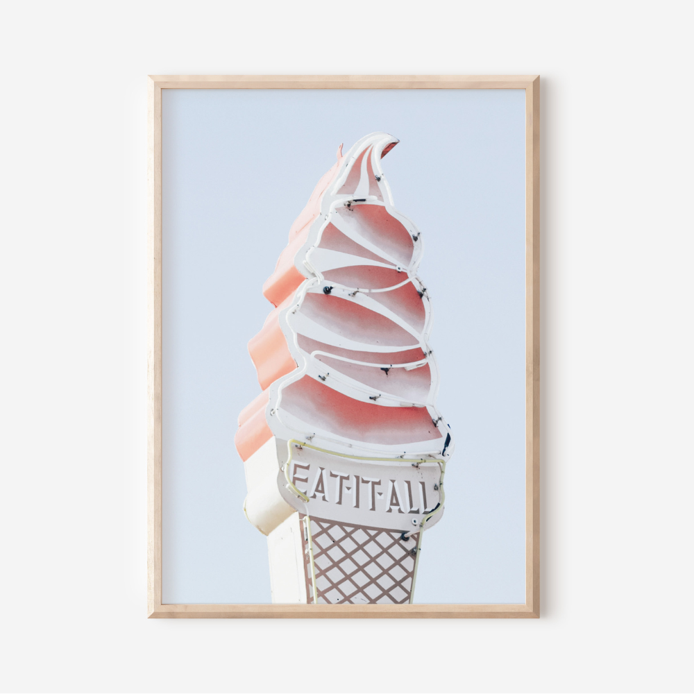 Retro Ice Cream | Photography Art Print