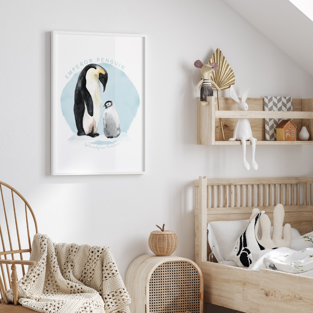 Ocean Life - Emperor Penguin | Art Print