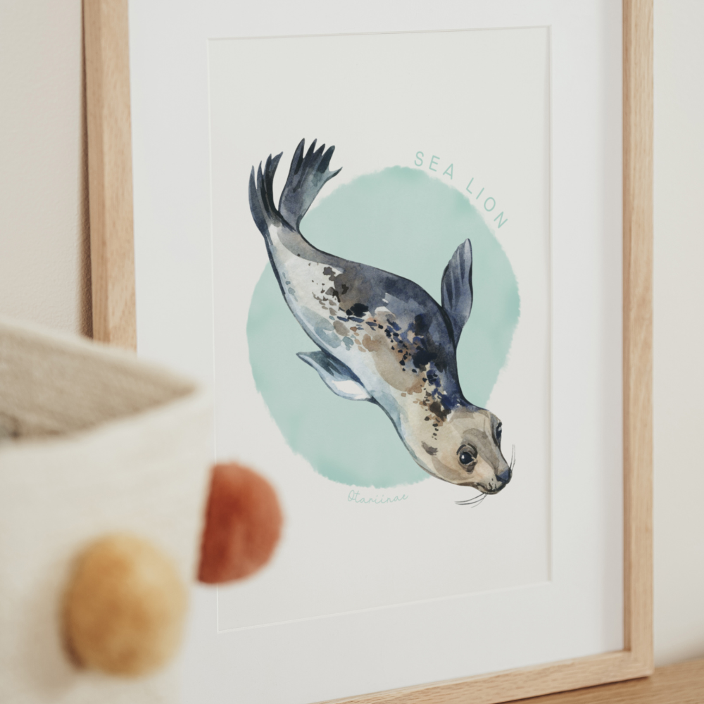 Ocean Life - Sea Lion | Art Print