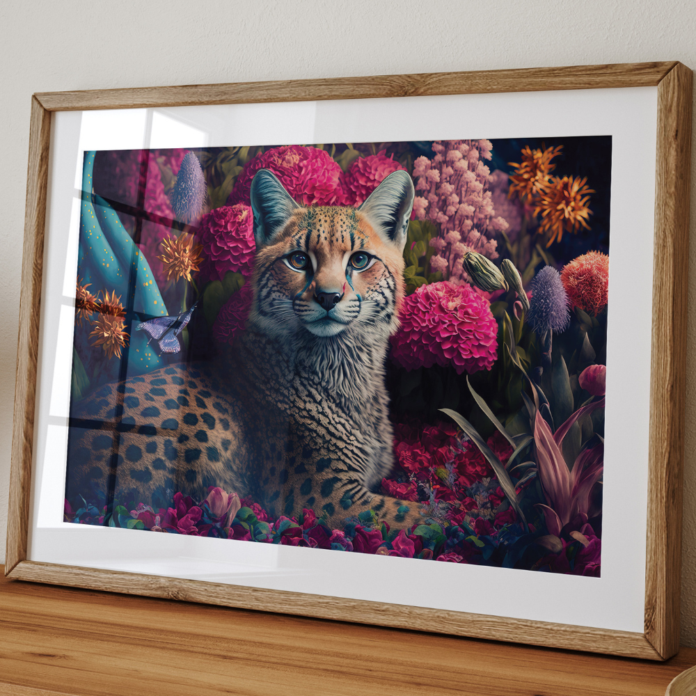 Floral Panthera | Art Print