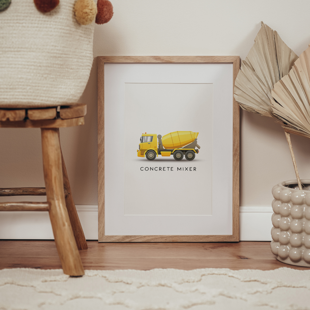 Concrete Mixer | Art Print